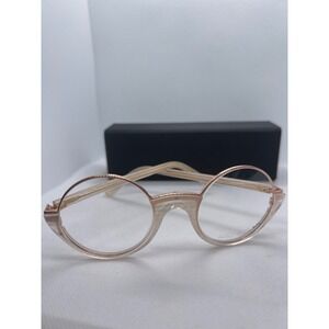 Andy‎ Wolf 5041 Rose Gold Round Eyeglasses Frames Designer Glasses